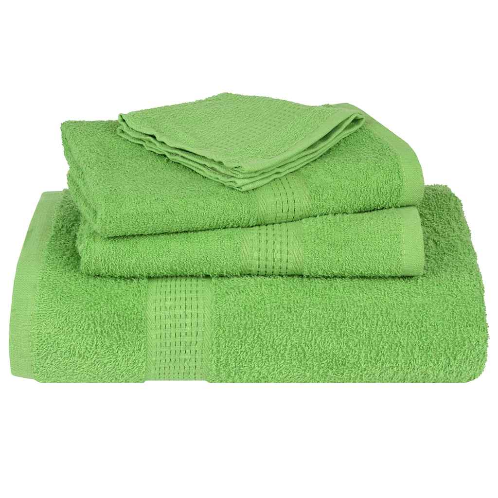 Douchehanddoeken FROGN 10 st 70x140 cm 360 g/m² appelgroen – afbeelding 4