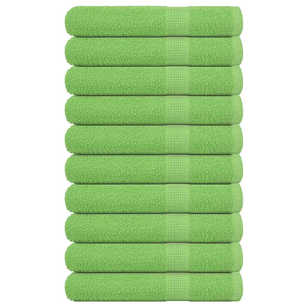 Saunahanddoeken FROGN 10 st 80x200 cm 360 g/m² appelgroen – afbeelding 1