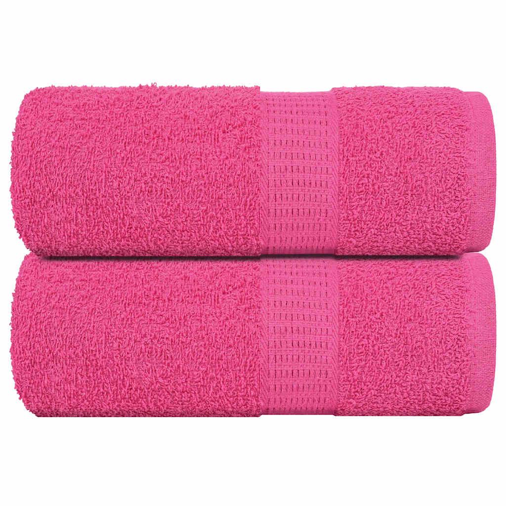 Gastendoekjes FROGN 2 st 30x50 cm 360 g/m² roze