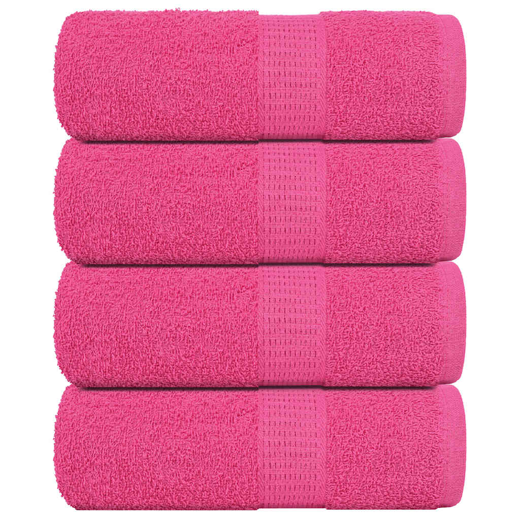Gastendoekjes FROGN 4 st 30x50 cm 360 g/m² roze