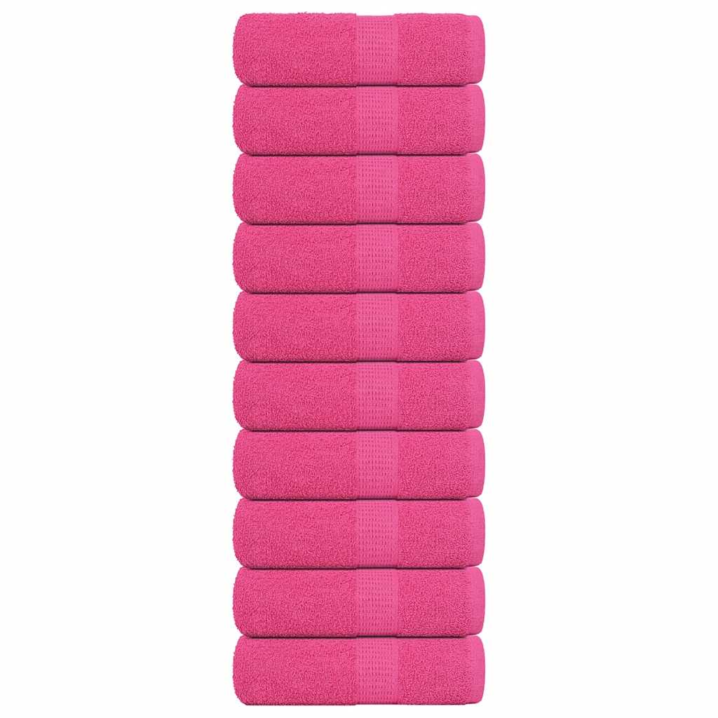 Gastendoekjes FROGN 10 st 30x50 cm 360 g/m² roze