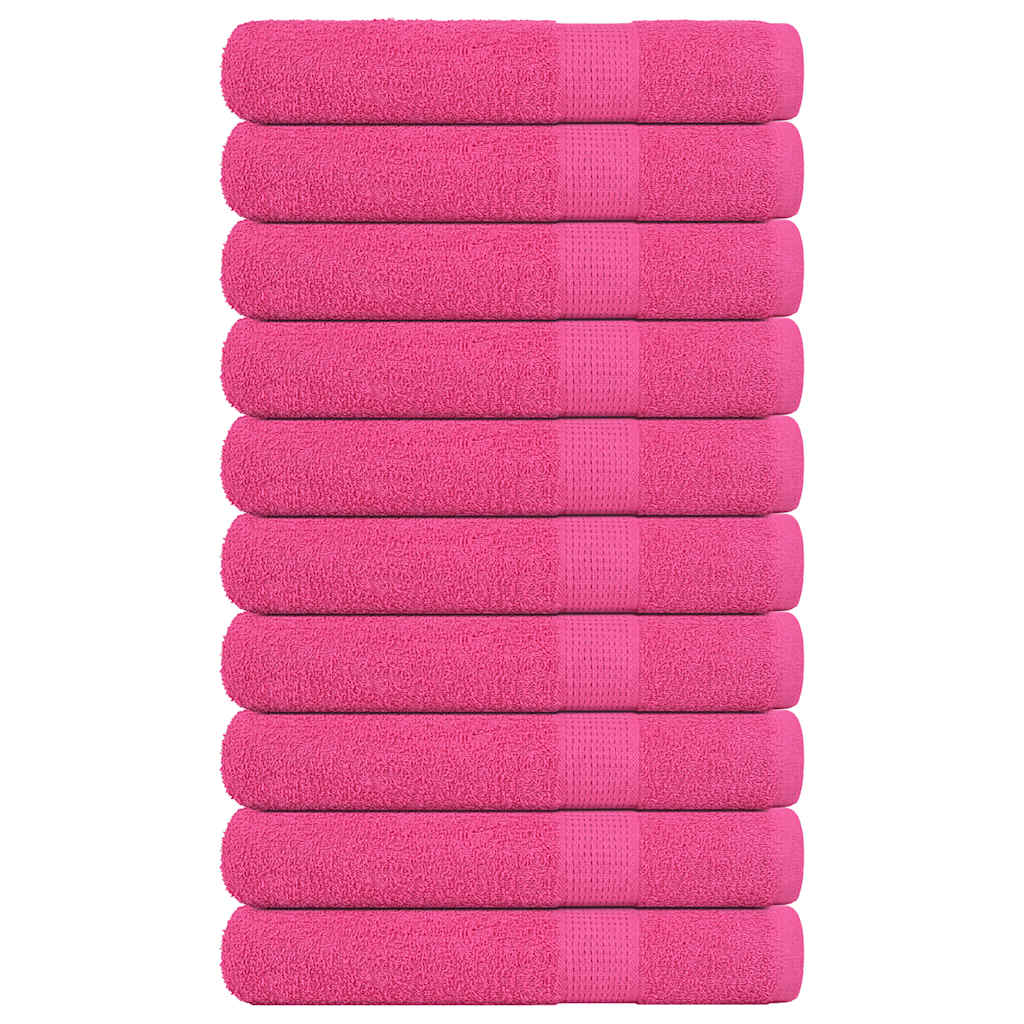 Saunahanddoeken FROGN 10 st 80x200 cm 360 g/m² roze