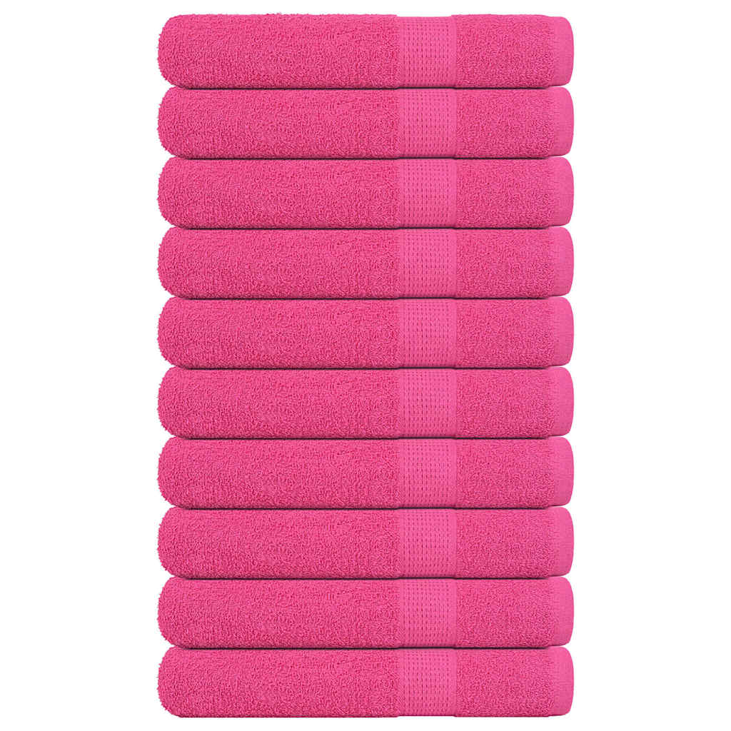 Handdoeken FROGN 10 st 100x200 cm 360 g/m² roze