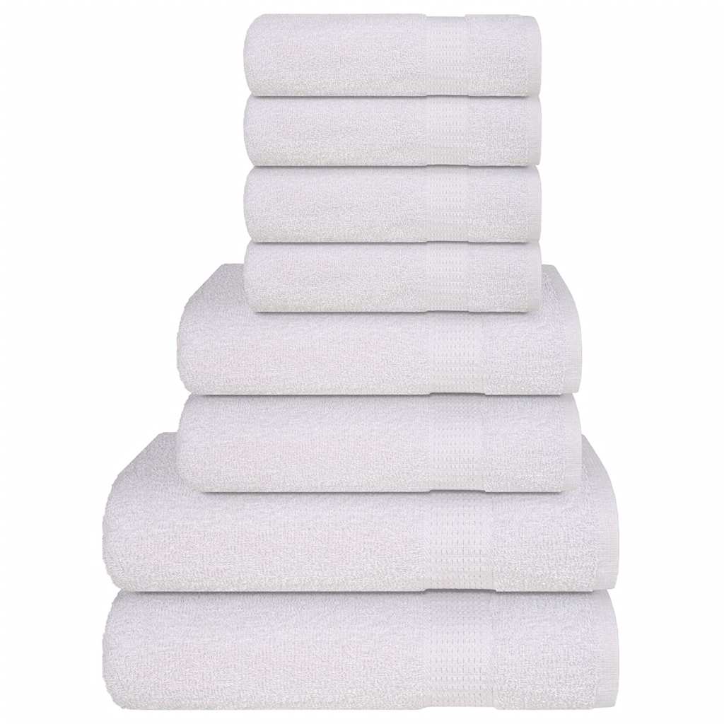 8-delige Handdoekenset FROGN 360 g/m² wit