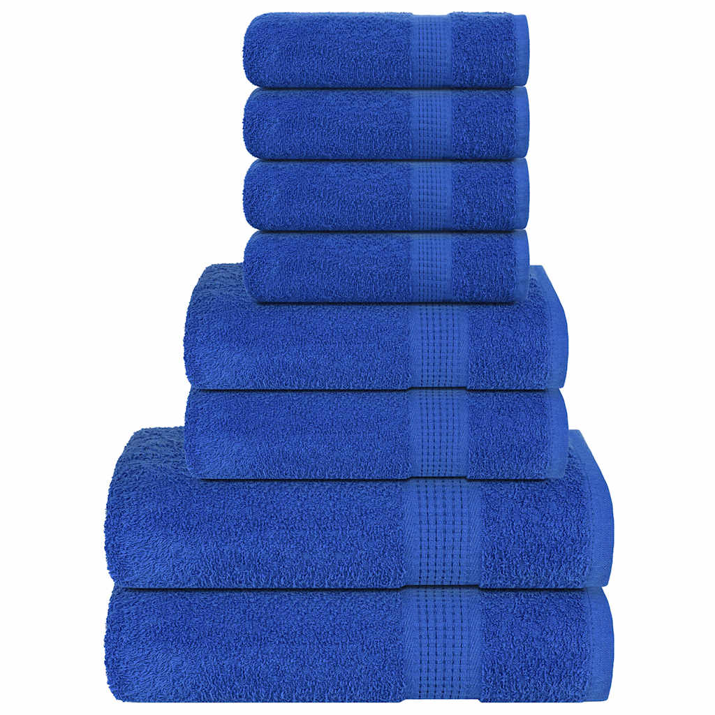 8-delige Handdoekenset FROGN 360 g/m² blauw
