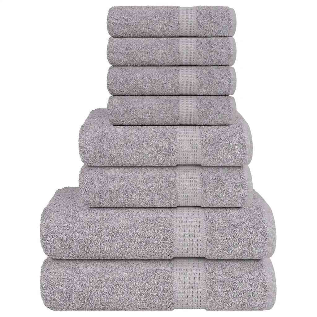 8-delige Handdoekenset FROGN 360 g/m² grijs