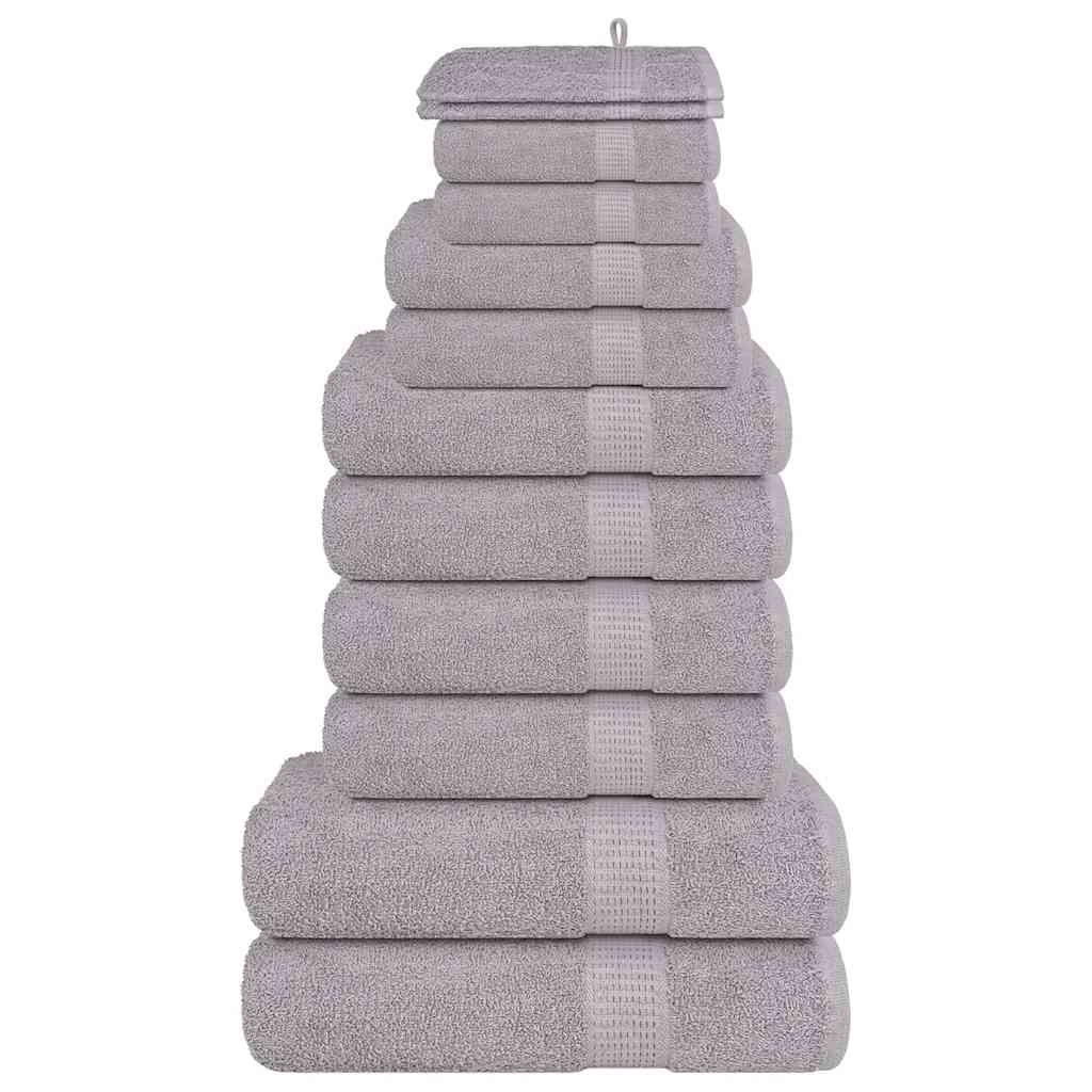 12-delige Handdoekenset FROGN 360 g/m² grijs