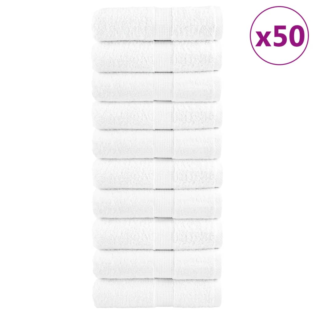 Washandjes SOLUND 50 st hoogwaardig 600 g/m² 15x21 cm – afbeelding 1