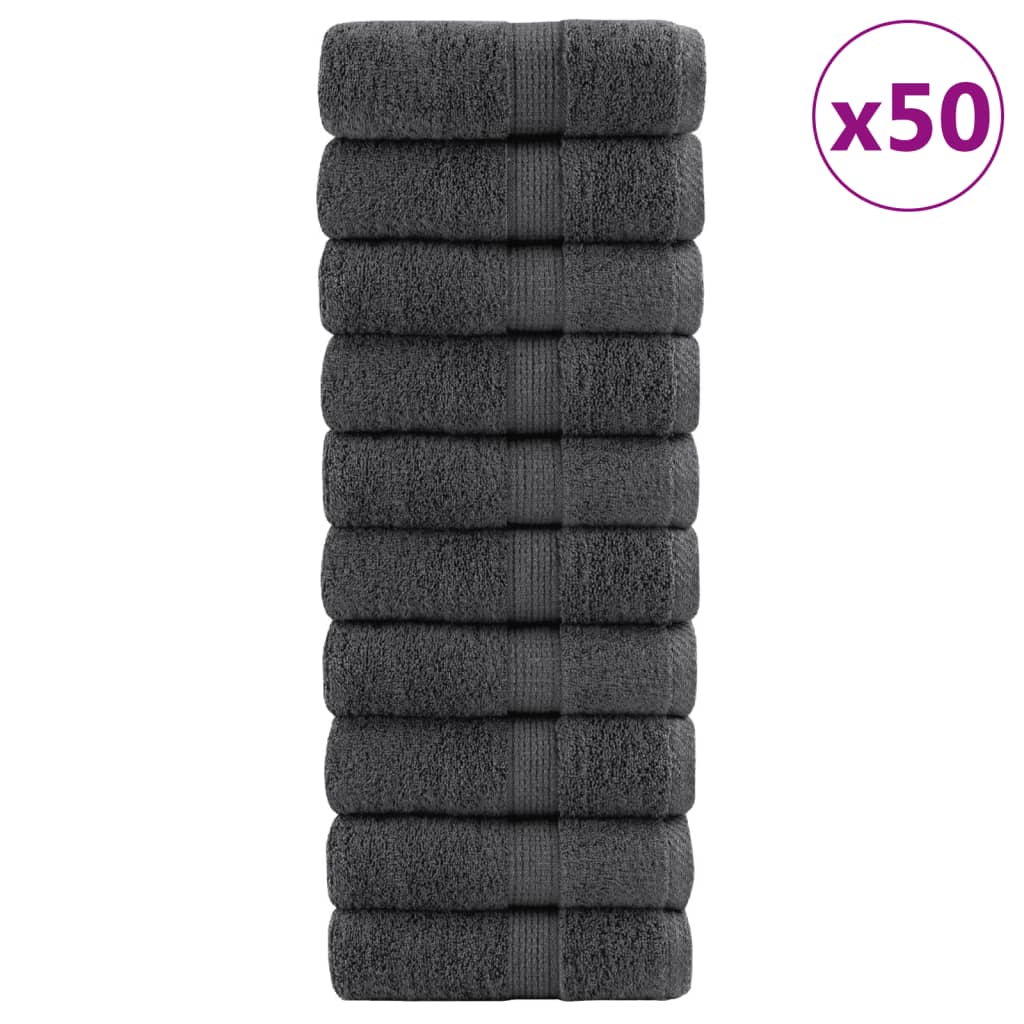 Gastendoekjes SOLUND 50 st 600 g/m² 30x50 cm antraciet