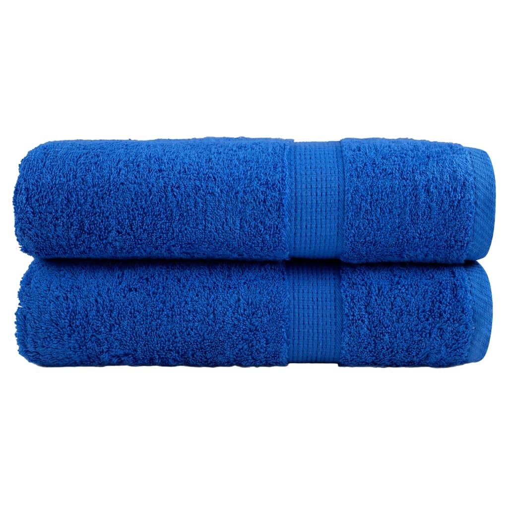 Badhanddoeken SOLUND 2 st 600 g/m² 70x140 cm blauw