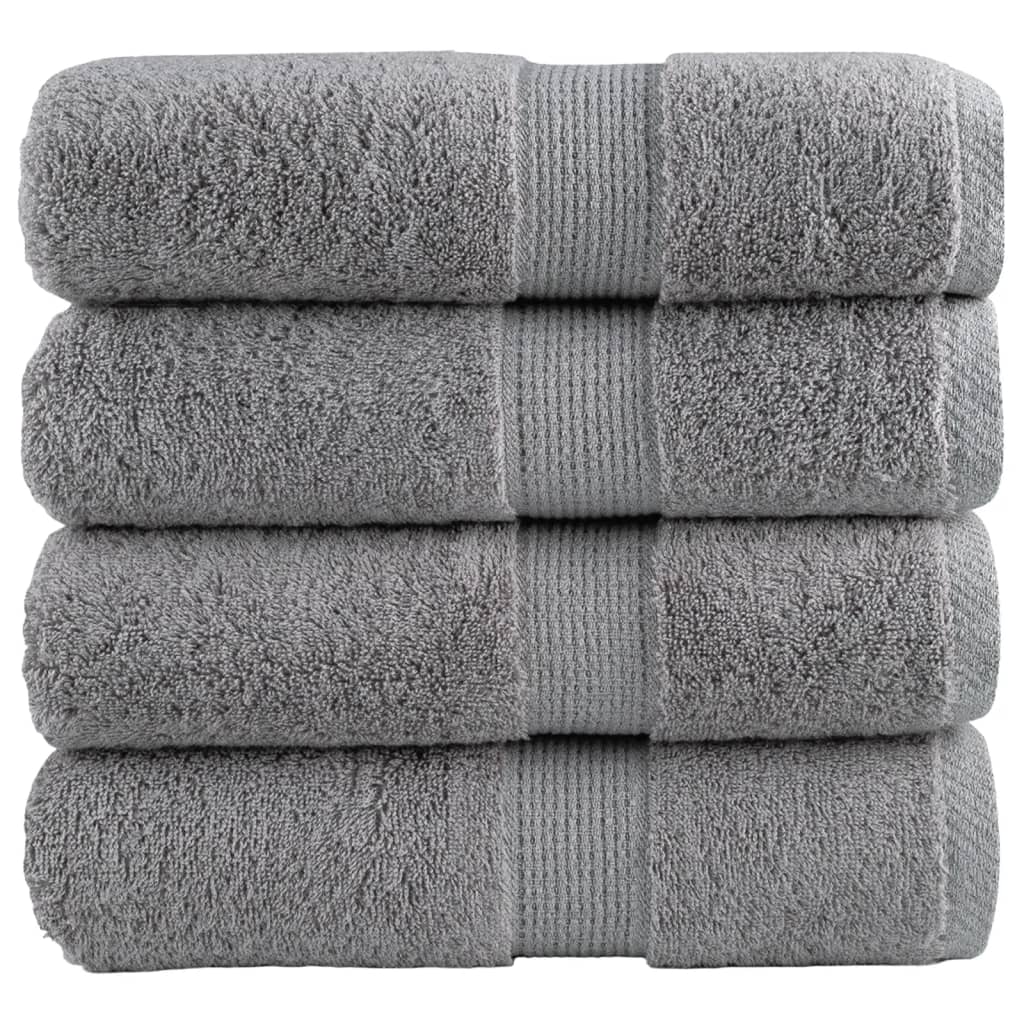 Gastendoekjes SOLUND 4 st 600 g/m² 30x50 cm grijs