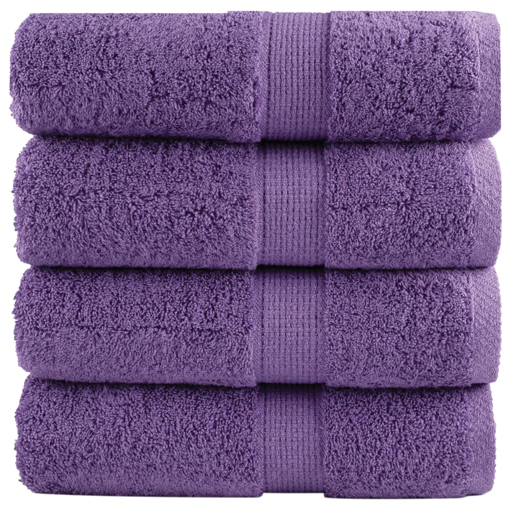 Gastendoekjes SOLUND 4 st 600 g/m² 30x50 cm paars