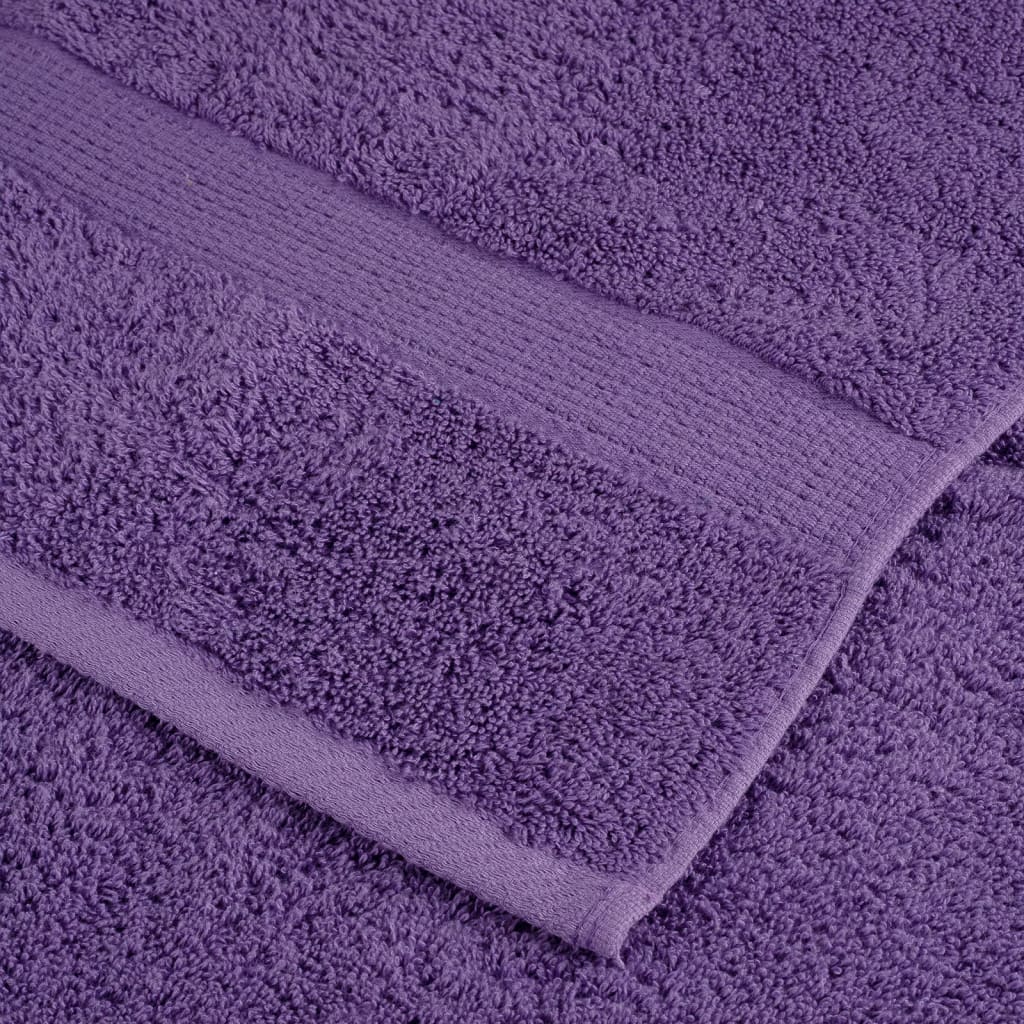 Handdoeken SOLUND 2 st 600 g/m² 100x200 cm paars – afbeelding 6