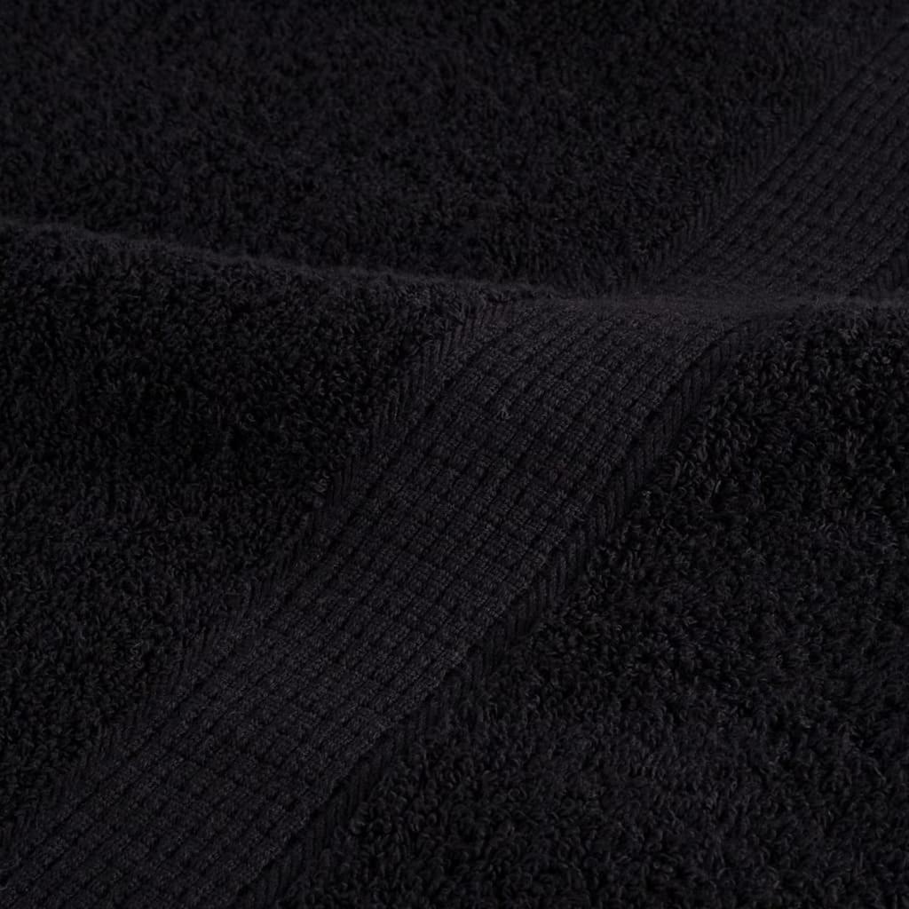 Gastendoek SOLUND 4 pcs Zwart 15 x 21 cm 550 gsm – afbeelding 6