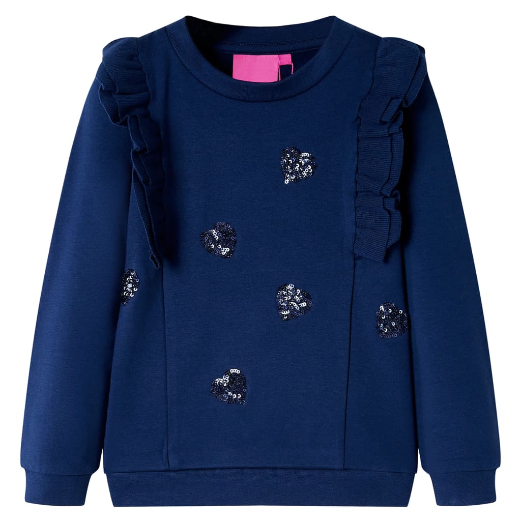 Kindertrui 140 marineblauw