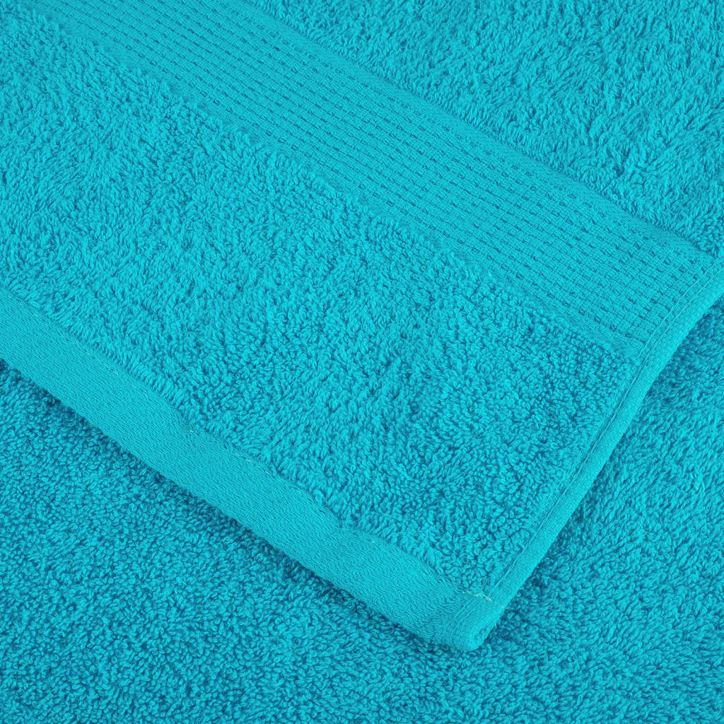 Saunadoeken SOLUND 4 st 600 g/m² 80x200 cm turquoise – afbeelding 6