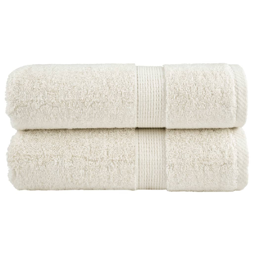 Gastendoekjes SOLUND 2 st 600 g/m² 30x50 cm crèmekleurig