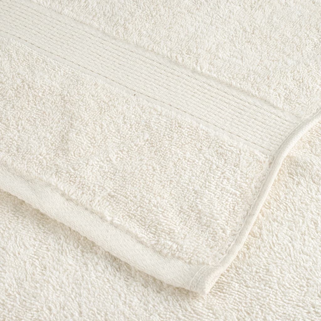 Handdoeken SOLUND 2 st 600 g/m² 100x200 cm crèmekleurig – afbeelding 6