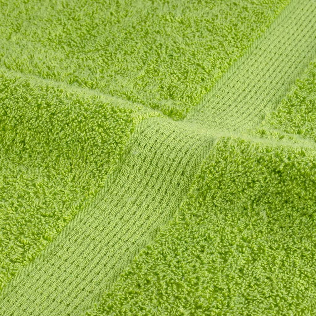 Handdoeken SOLUND 4 st 600 g/m² 50x100 cm appelgroen – afbeelding 7