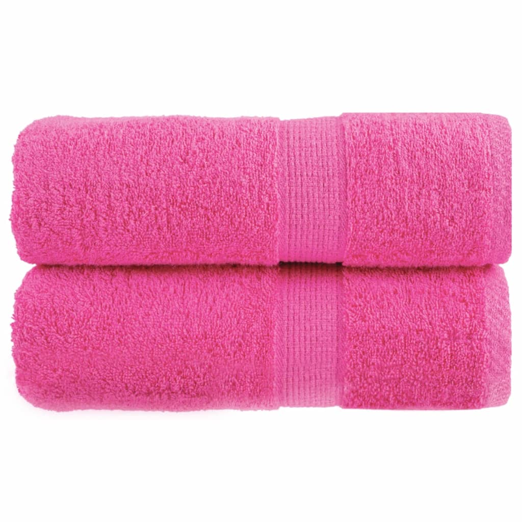 Premium washandjes SOLUND 2 st roze 30x30 cm 600 g/m2