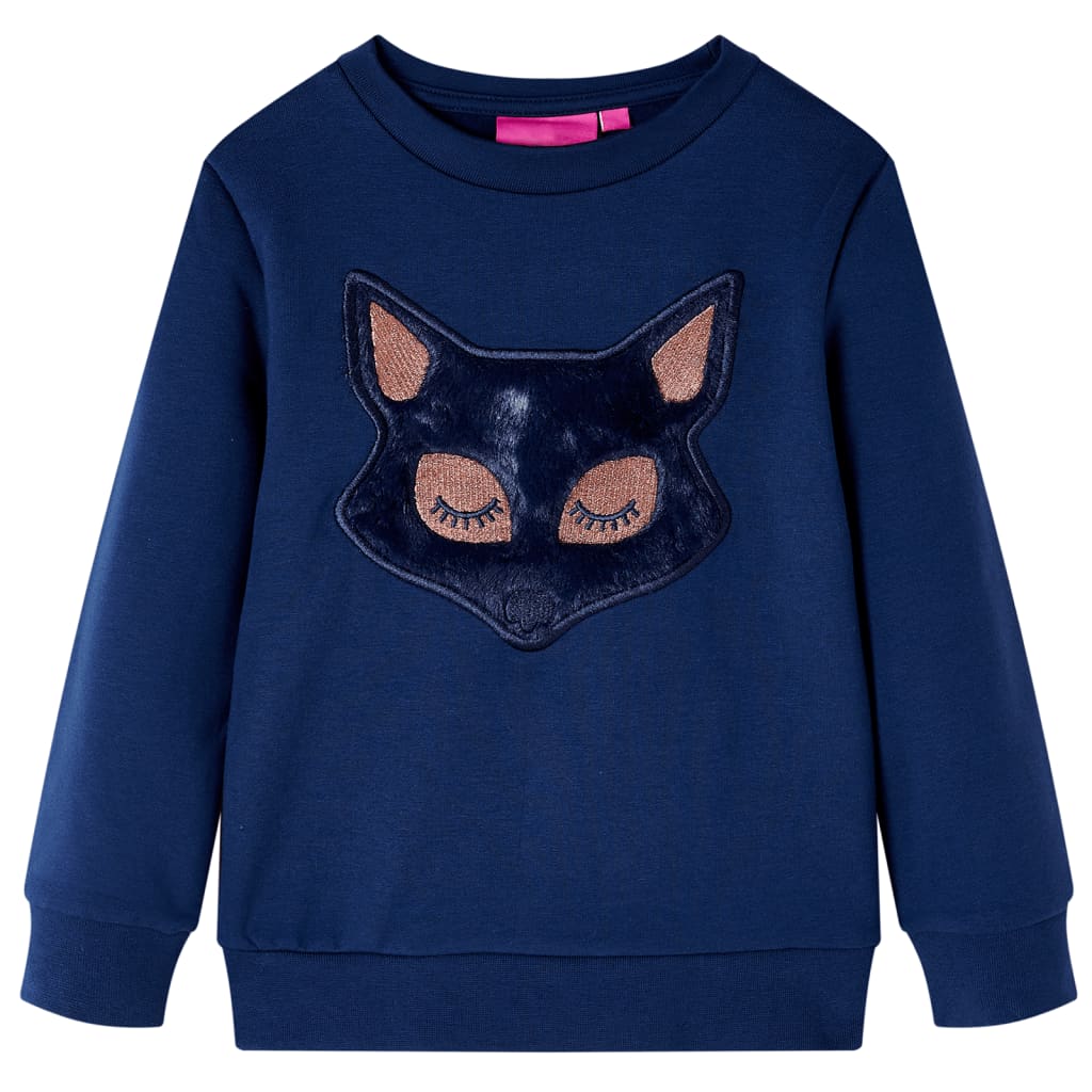 Kindertrui 128 marineblauw – afbeelding 1