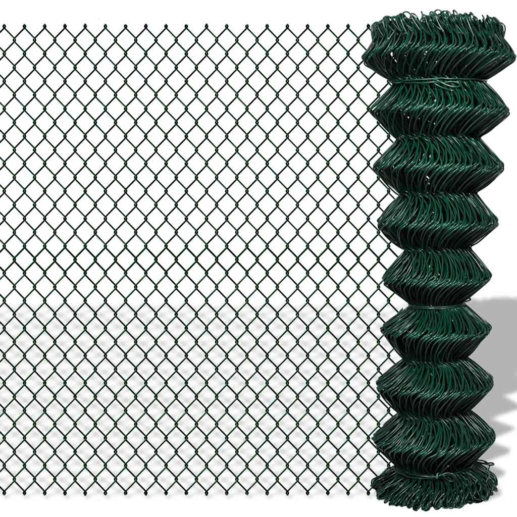 Gaashek 1,5x25 m staal groen – afbeelding 1