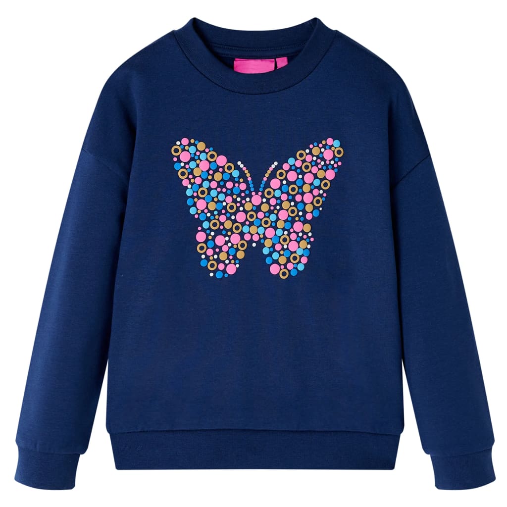 Kindertrui 104 marineblauw – afbeelding 1