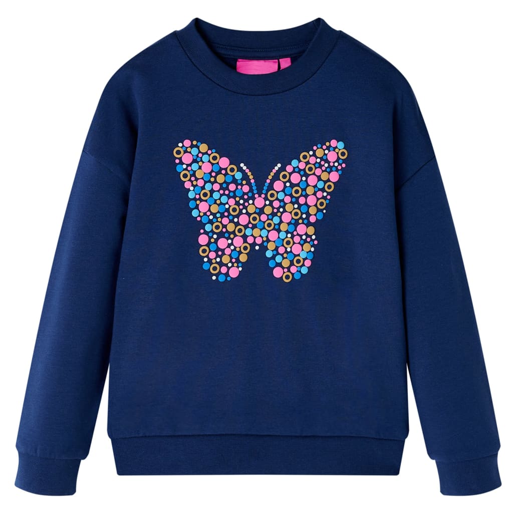 Kindertrui 128 marineblauw