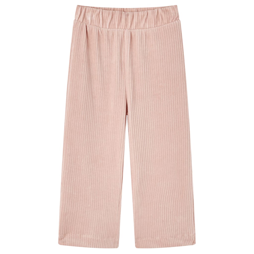 Kinderbroek 104 ribfluweel Lichtroze