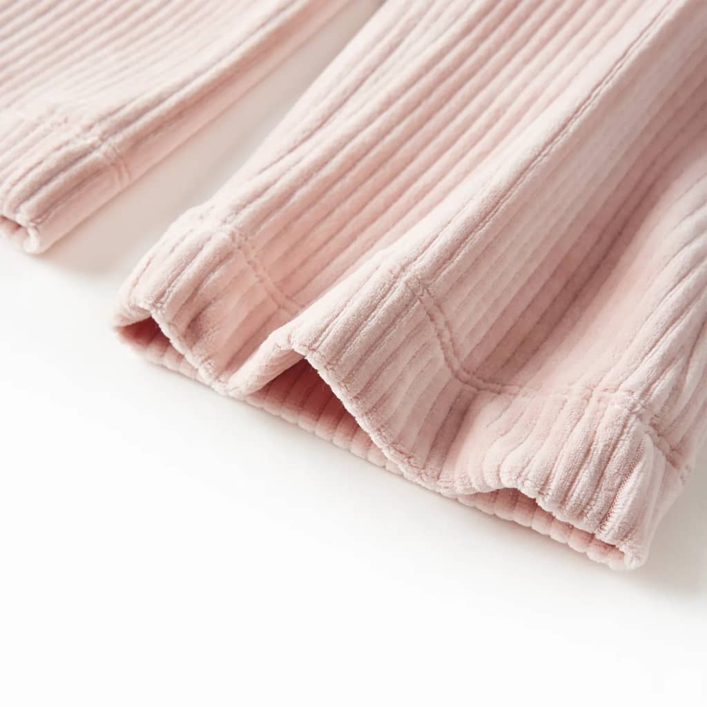 Kinderbroek 128 ribfluweel Lichtroze – afbeelding 5