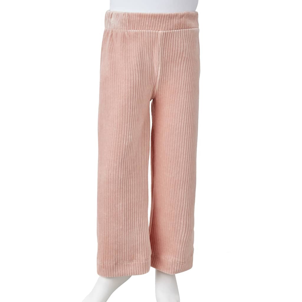 Kinderbroek 128 ribfluweel Lichtroze – afbeelding 8