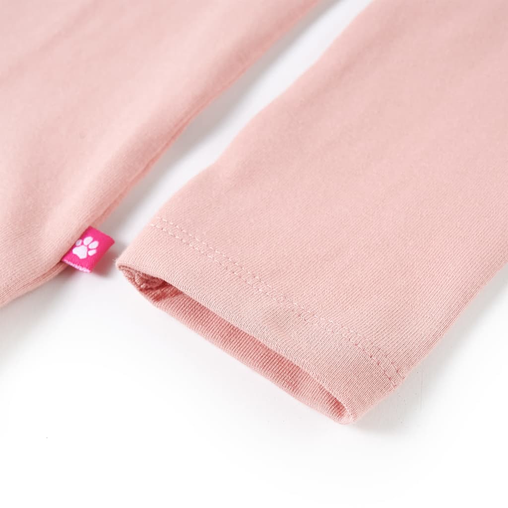 Kindershirt met lange mouwen 116 lichtroze – afbeelding 5
