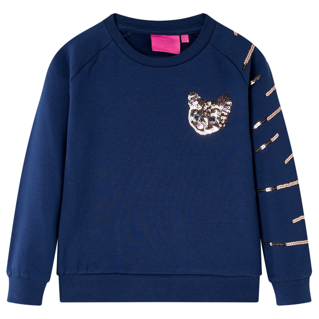 Kindertrui 128 marineblauw – afbeelding 1