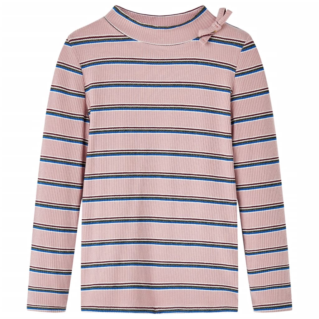 Kindershirt met lange mouwen 140 lichtroze – afbeelding 1