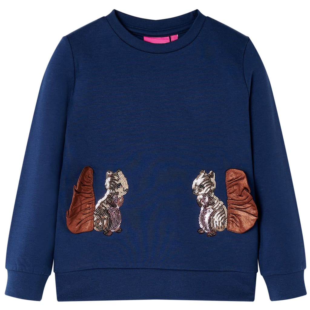 Kindertrui 140 marineblauw – afbeelding 1