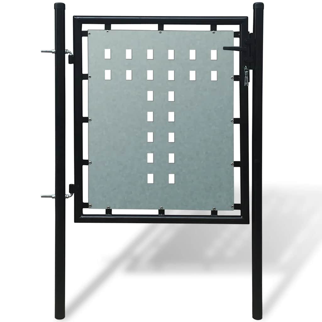 Zwarte enkele deur 100x100 cm