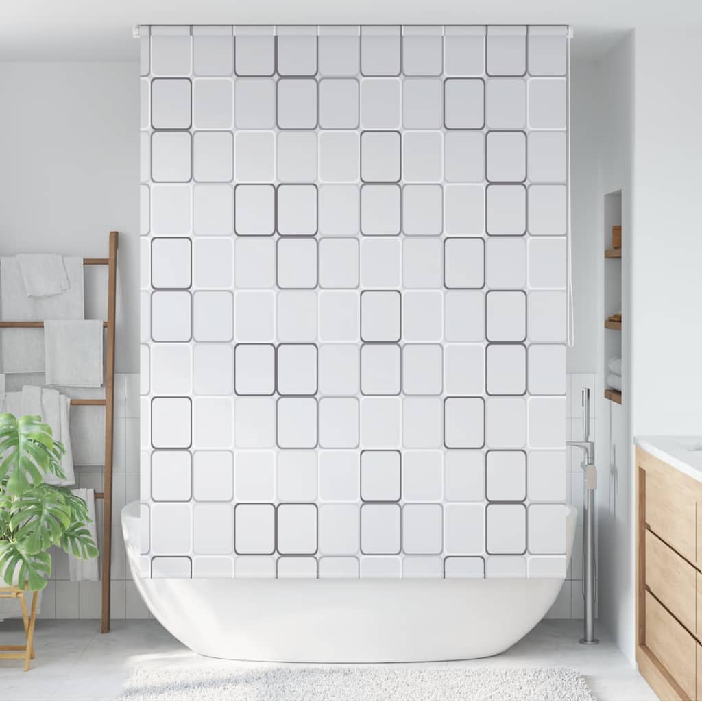 Rolgordijn voor douche 160x240 cm vierkant