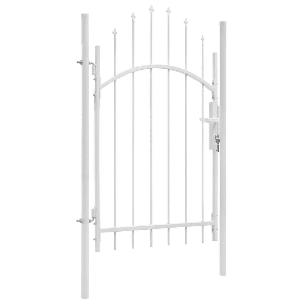 Tuinpoort Woerden staal 1x2,25 m wit