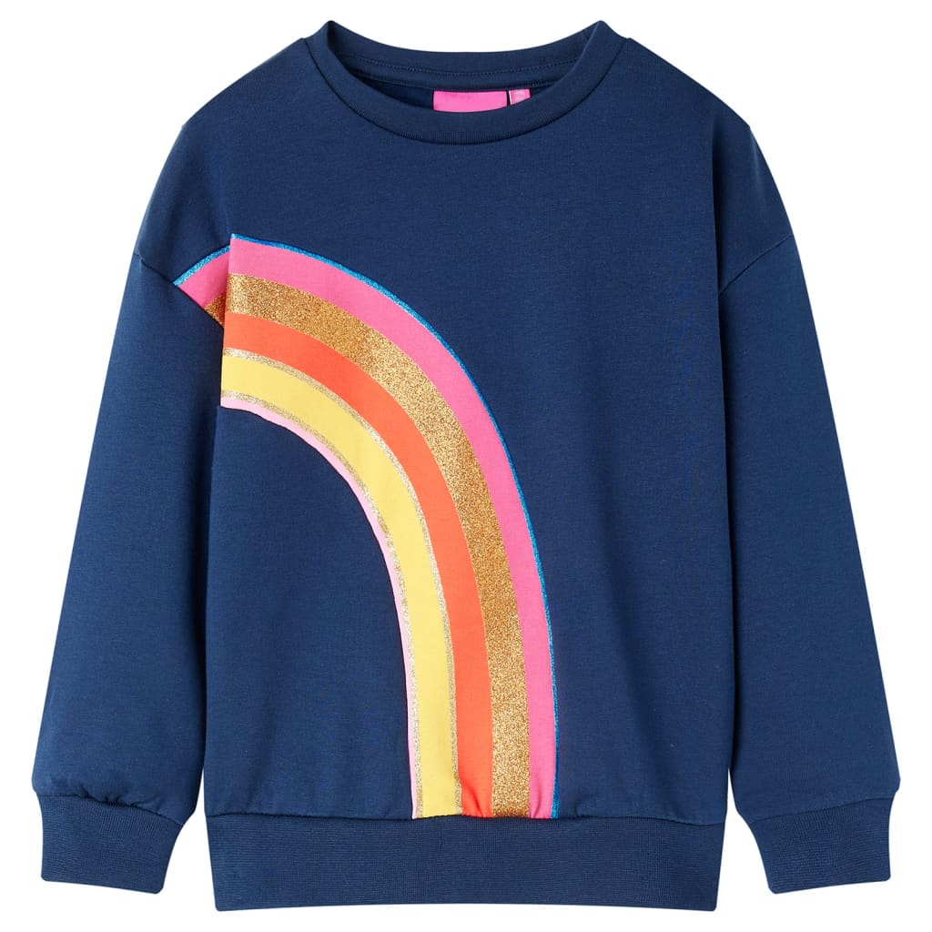 Kindertrui 128 marineblauw – afbeelding 1