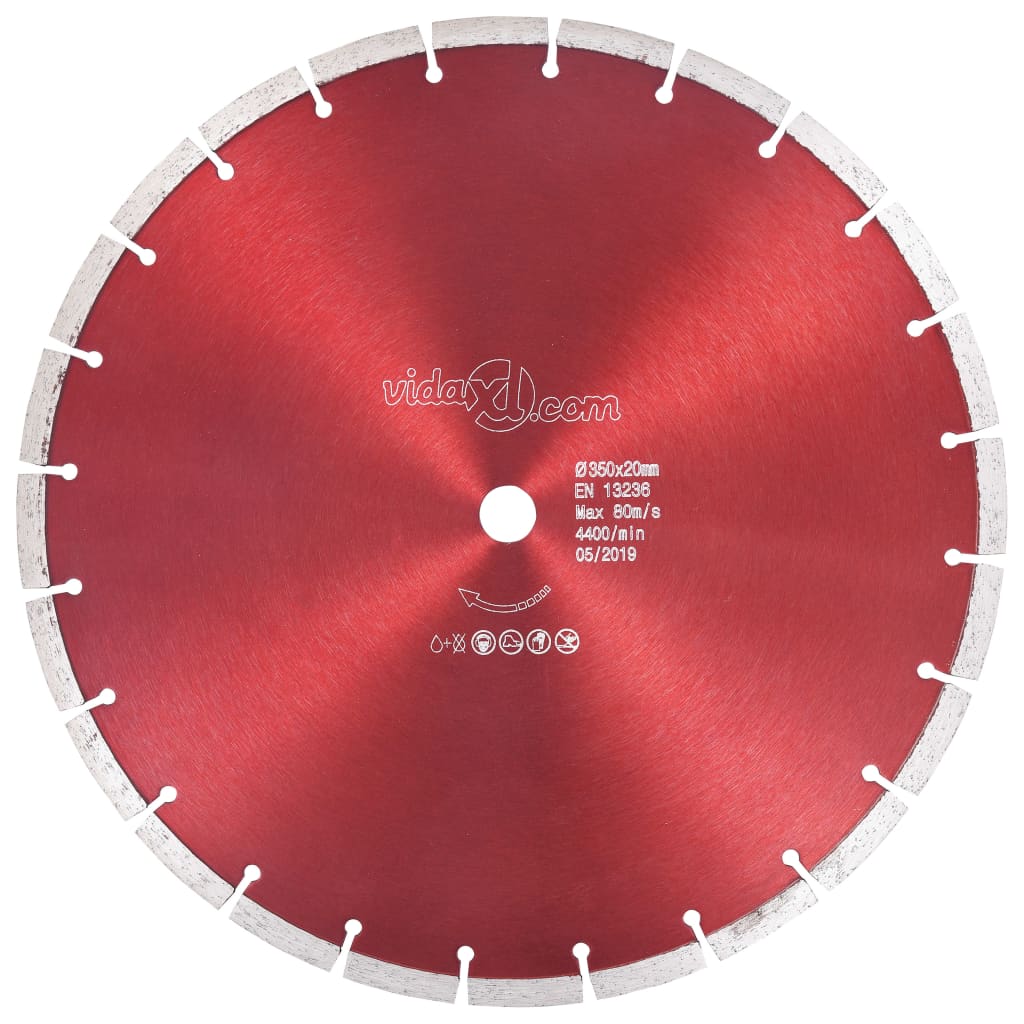 Diamantzaagblad 350 mm staal