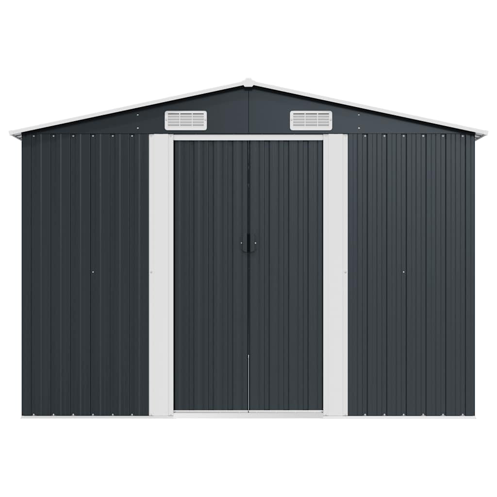 Tuinschuur 257x580x181 cm metaal antracietkleurig – afbeelding 5
