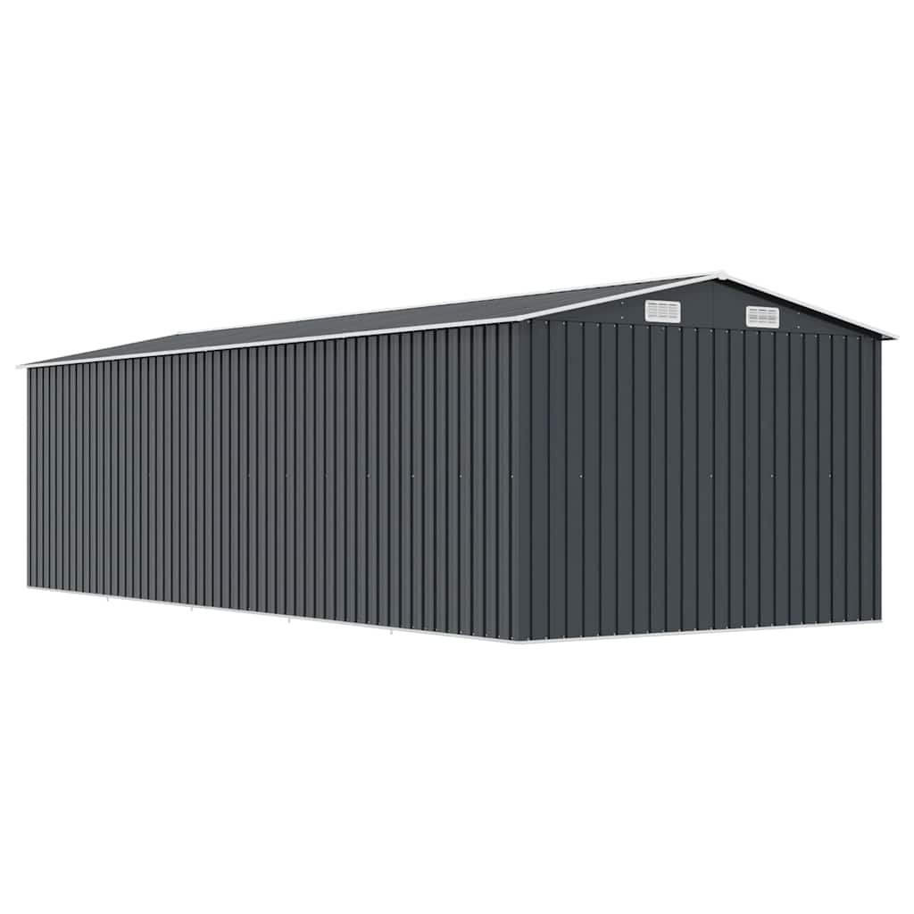 Tuinschuur 257x580x181 cm metaal antracietkleurig – afbeelding 7