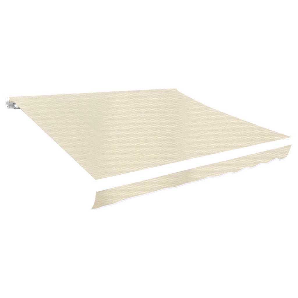 Vervangingsdoek voor luifel 3,5x2,5 m polyester crèmekleurig
