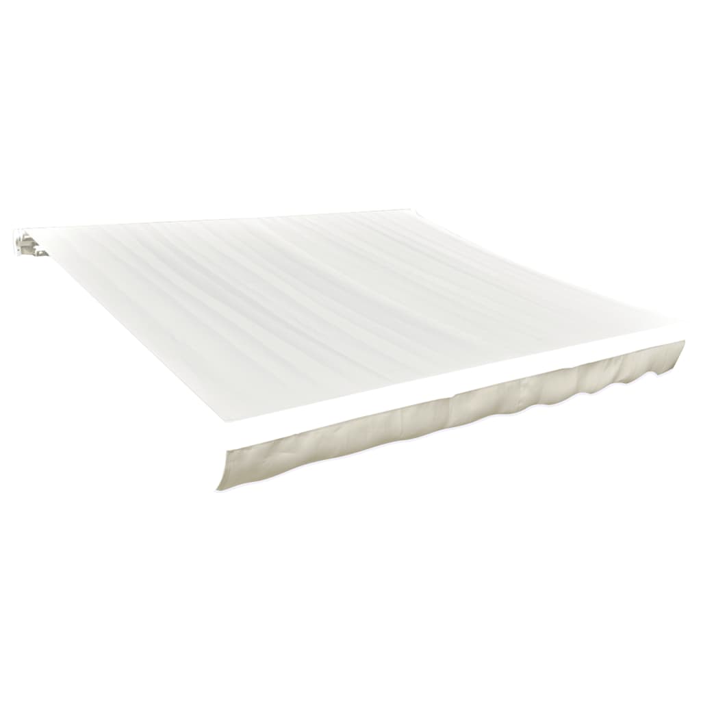 Vervangingsdoek voor luifel 4,5x3 m polyester crèmekleurig