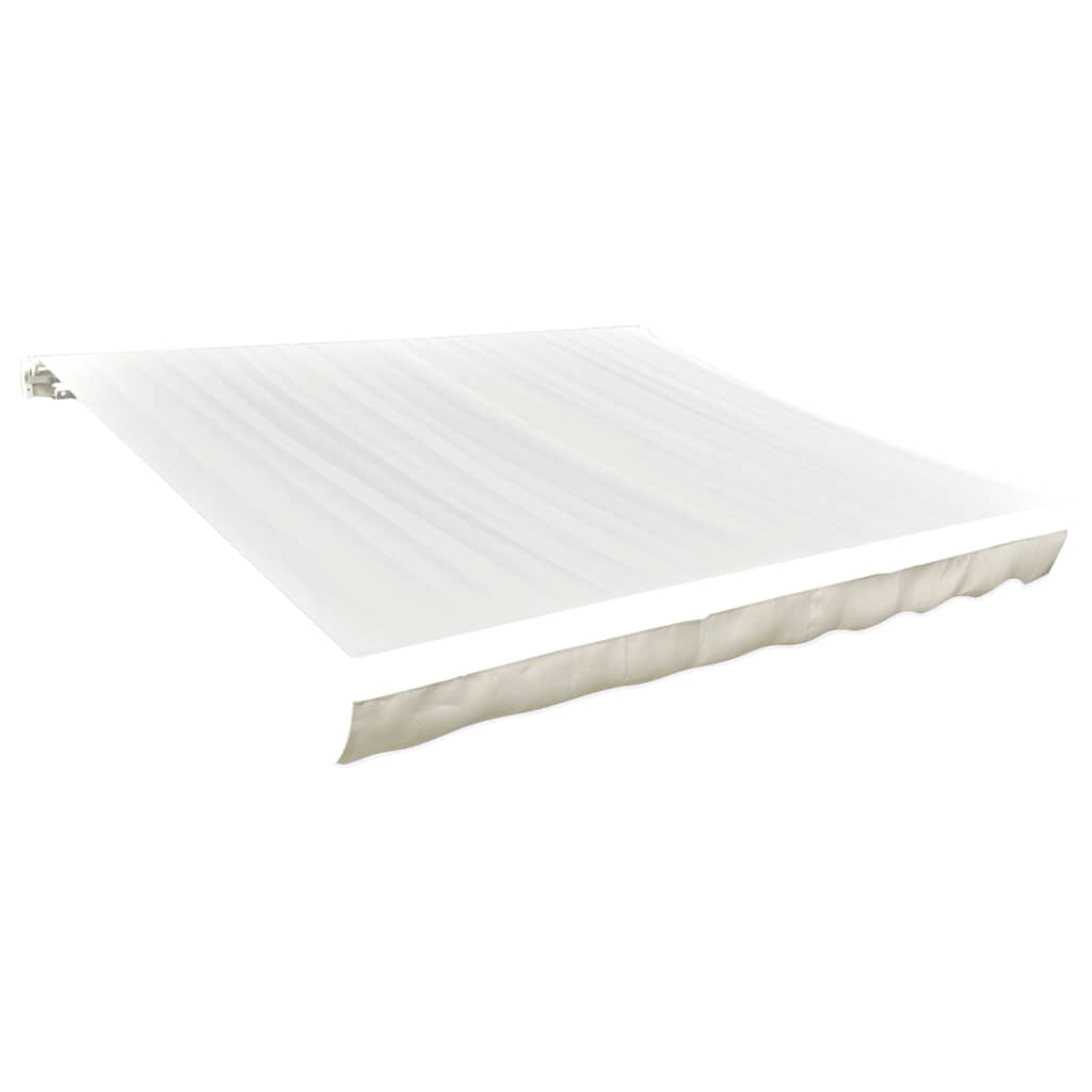 Vervangingsdoek voor luifel 5x3 m polyester crèmekleurig