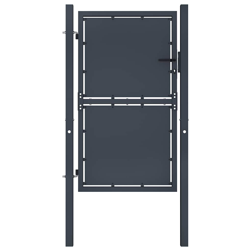 Tuinpoort staal 100x150 cm antraciet