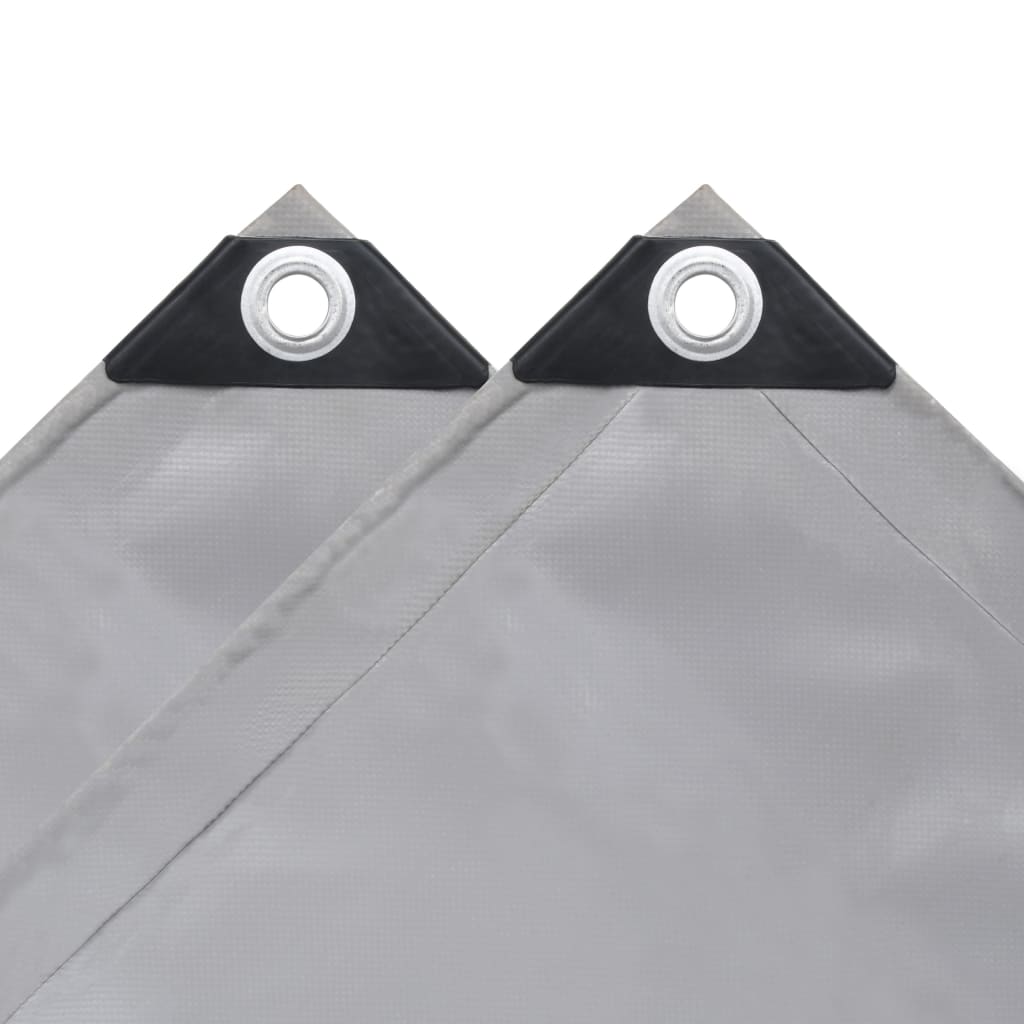 Dekzeil 650 g/m² 3,5x5 m grijs – afbeelding 4