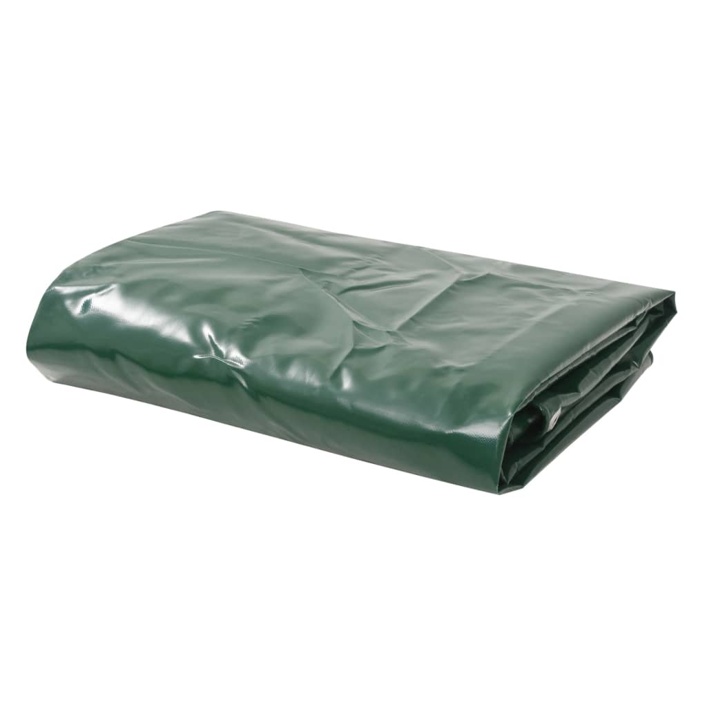 Dekzeil 650 g/m² 1,5x10 m groen – afbeelding 1
