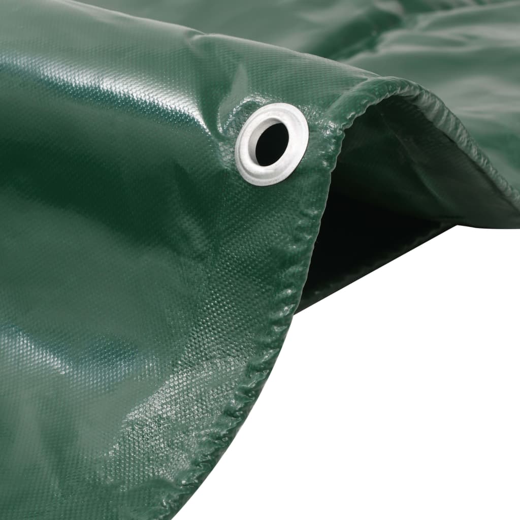Dekzeil 650 g/m² 1,5x10 m groen – afbeelding 2