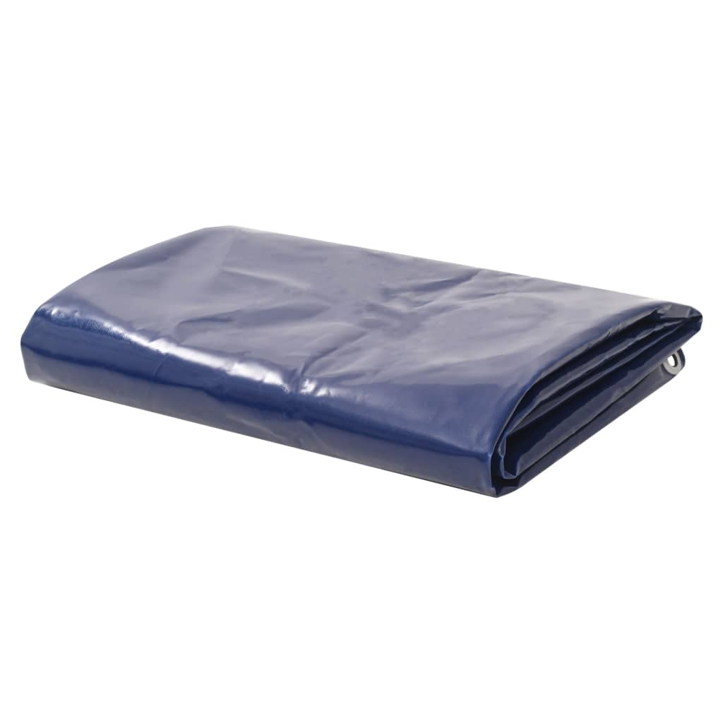 Dekzeil 650 g/m² 3,5x5 m blauw – afbeelding 1